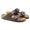 Birkenstock Arizona Birko Flor Narrow Sandal - Dark Brown