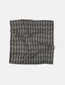 Stella + Gemma Black Cotton Square Scarf