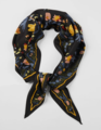 Stella + Gemma Navy Floral Triangle Scarf