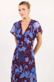 Among The Brave Chariot Flutter Sleeve Maxi Dress