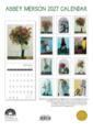 Livewires Abbey Merson 2027 Wall Calendar