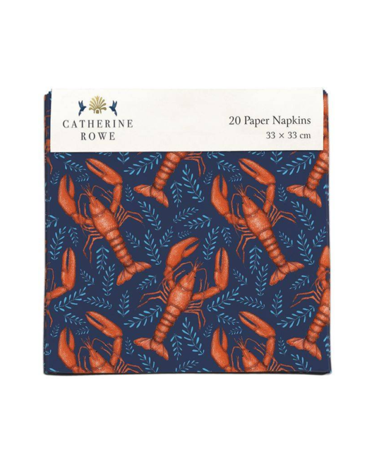 Livewires Lobsters 20pk Paper Napkins