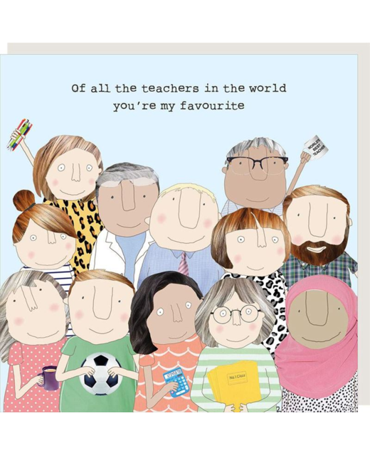 Livewires Fave Teacher Card