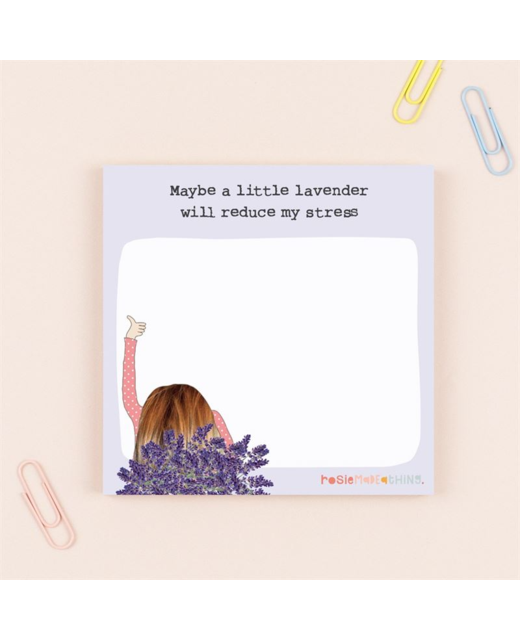 Rosie Made A Thing Lavender Sticky Jot Pad