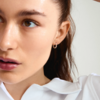 Pilgrim Kleopratra Recycled Hoop Earrings