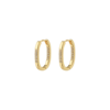 Pilgrim Star Recycled Hoop Earrings