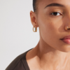 Pilgrim Star Recycled Hoop Earrings