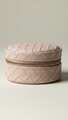 Stella + Gemma Blush Weave Round Small Jewel Box