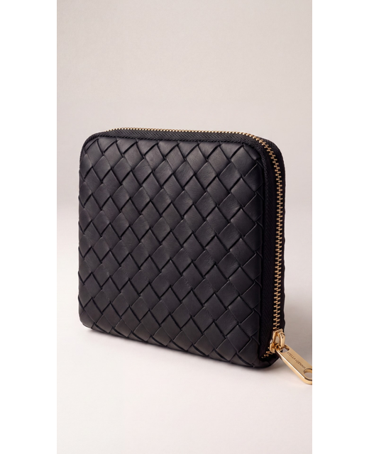 Stella + Gemma Black Woven Jewel Bag