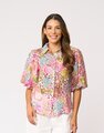 Foil Bubble Trouble Blouse