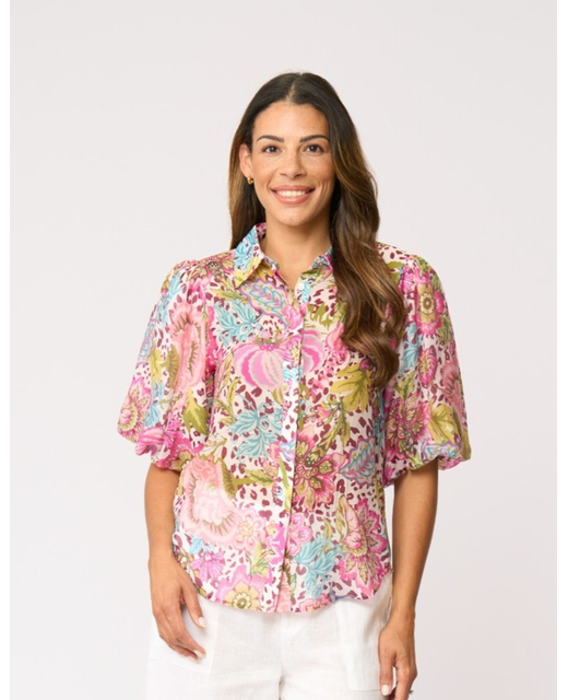 Foil Bubble Trouble Blouse