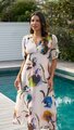 Foil Empire Returns Dress