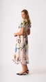 Foil Empire Returns Dress