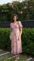 Foil Empire Returns Dress