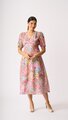 Foil Empire Returns Dress
