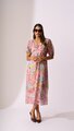 Foil Empire Returns Dress