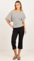 Among the Brave Emphasis Waist Detail Tee