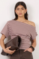 Among the Brave Distant Off Shoulder Tee