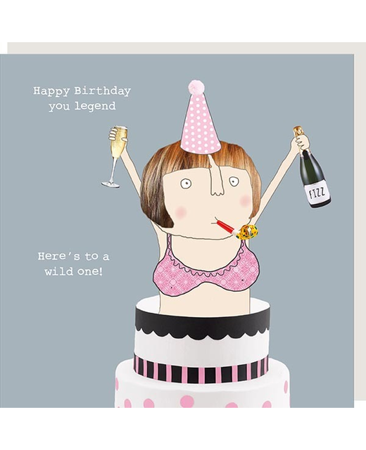 Rosie Made a Thing Wild One Card