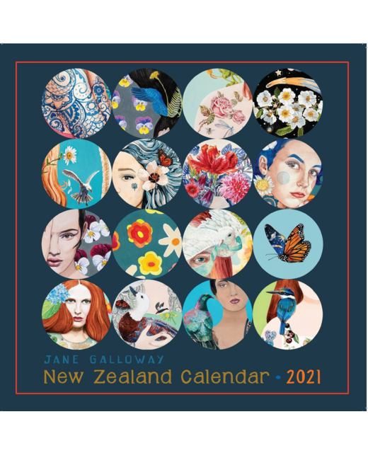Jane Galloway 2021 Wall Calendar