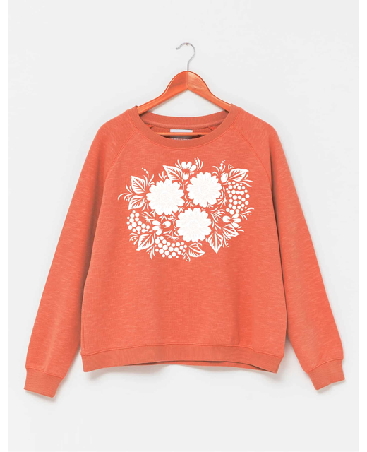Blush Beauty Floral Sweater